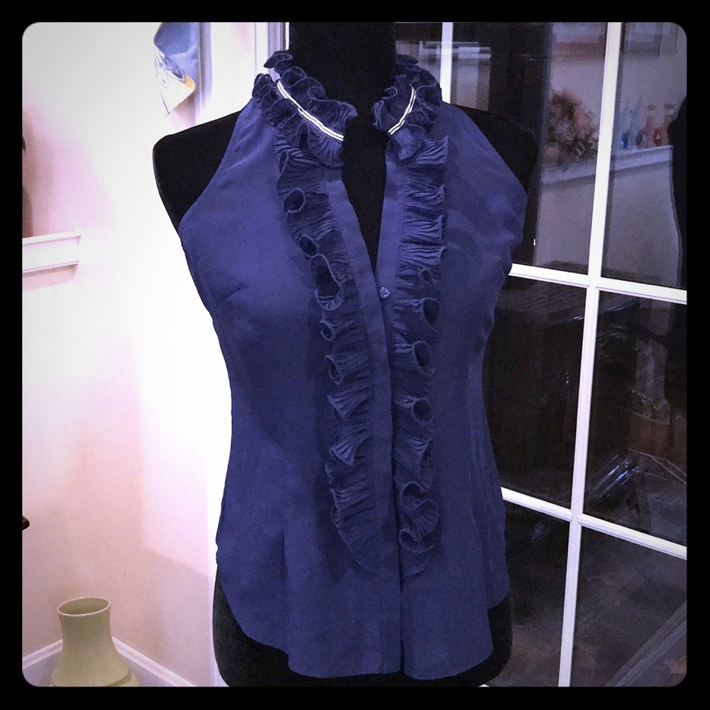 🌼Lilly Pulitzer Ruffle Blouse 👚 Like New!🌼